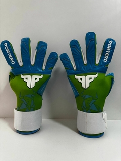 Luva de Goleiro Profissional Portero AVENTADOR Green Blue G-Fit na internet