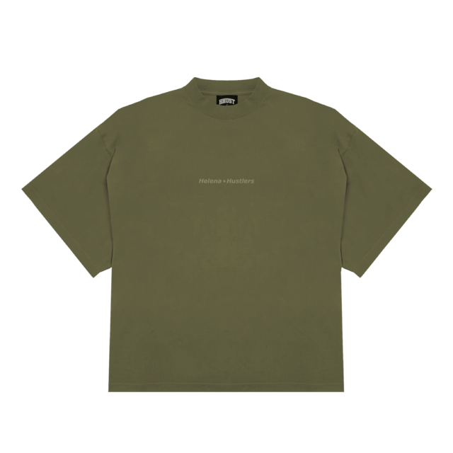 Remera Basic Bordada - Olive thumbnail 2