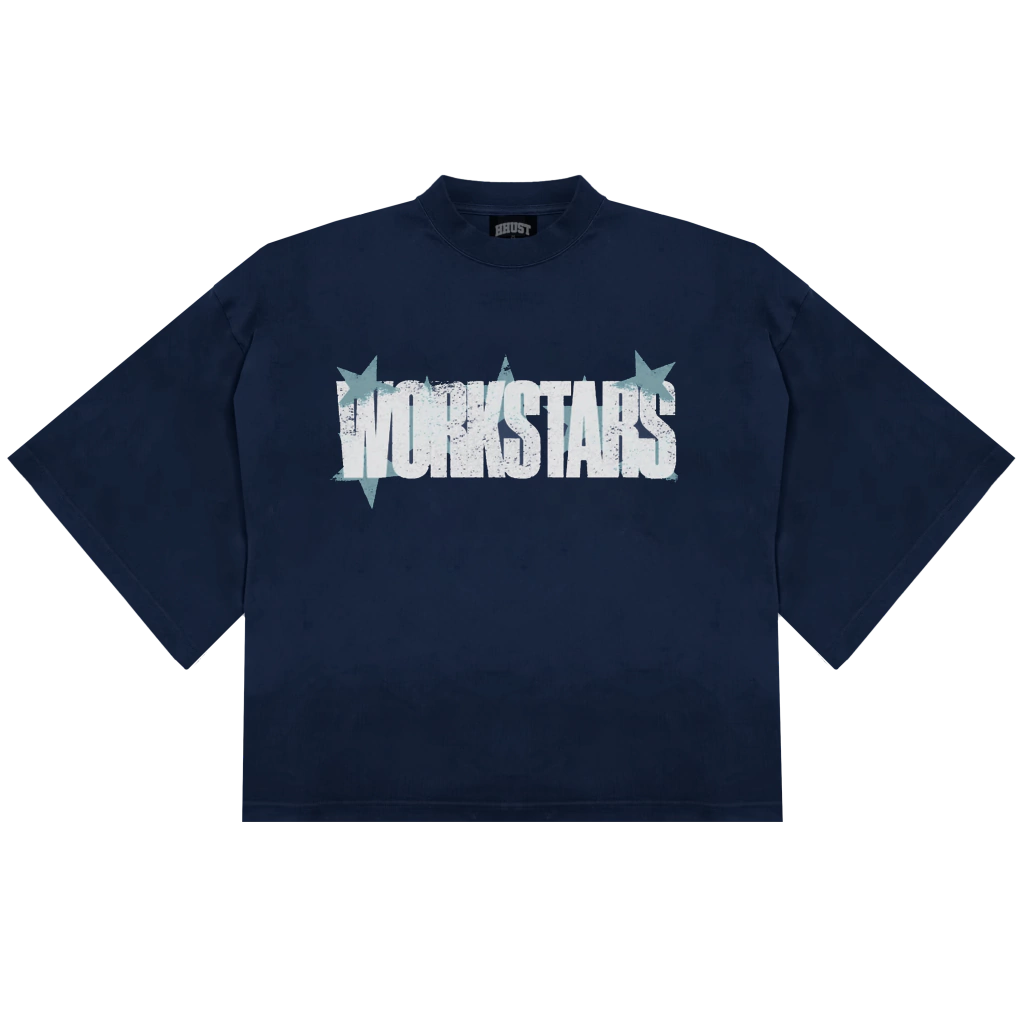 Remera Boxy Workstars - Blue thumbnail 5
