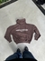 Hoodie Boxy Culture Line - Brown - tienda online