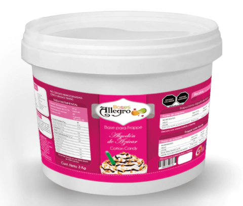 BASE PARA FRAPPÉ ALGODON DE AZUCAR 3 KG - comprar en línea