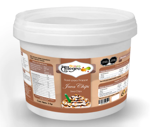 BASE PARA FRAPPE JAVA CHIPS 3 KG - comprar en línea