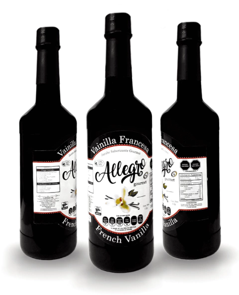 JARABE CLASICO ALLEGRO VAINILLA FRANCESA BOTELLA PET 1 LT - comprar en línea