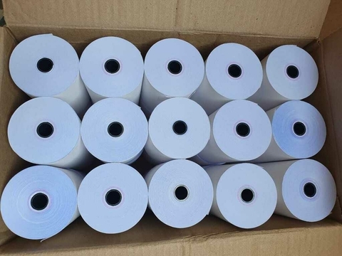 Bobina 80mm Térmica 80x80 rolos com 80 metros caixa 5 rolos