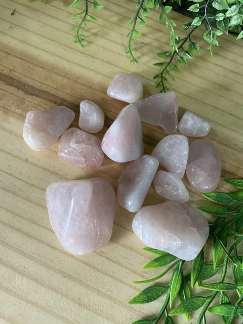 Quartzo Rosa Pedra Rolada - Unidade