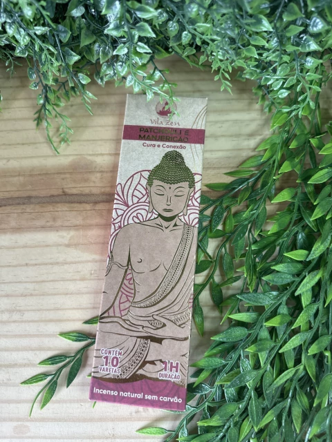 Incenso Vila Zen Patchouli E Manjericão