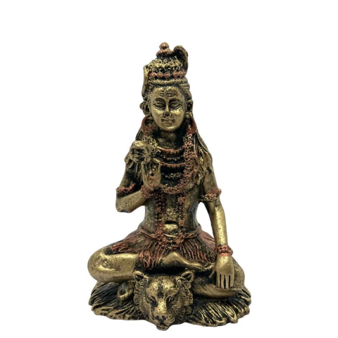 Shiva Resina 11cm - Dourada