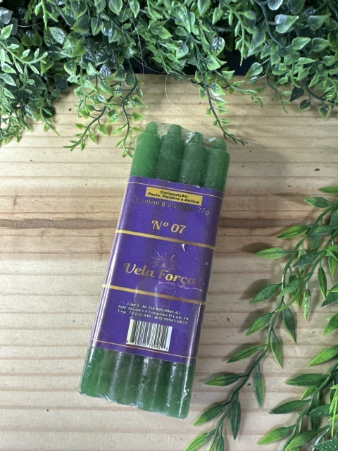 Vela Palito Verde (Pacote)