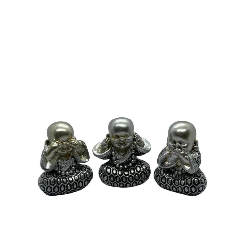 Kit Buda Resina 5cm - 3pcs