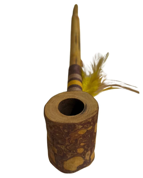 Cachimbo Xamânico - Amarelo