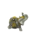Elefante Resina - Branco/Dourado - comprar online