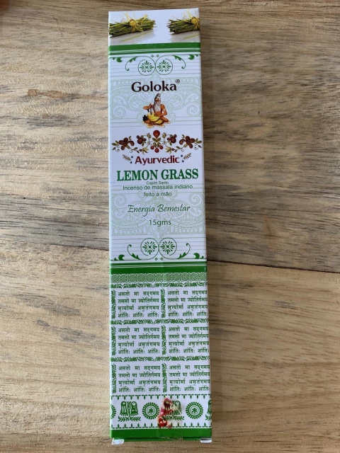 Incenso Goloka Ayurvedic Lemon Grass