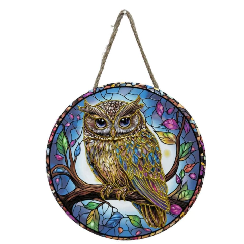 Mandala De Porcelana - Coruja 3