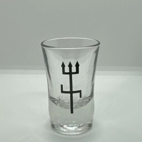 Copo de Shot - Tridente Preto