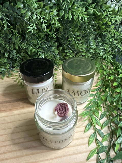 Vela Aromática Natural 100G - Tampa De Metal - Almaluz