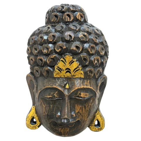 Mascara Buda Madeira - 25cm