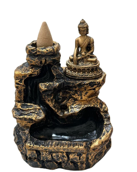 Incensário Cascata Monge 12cm