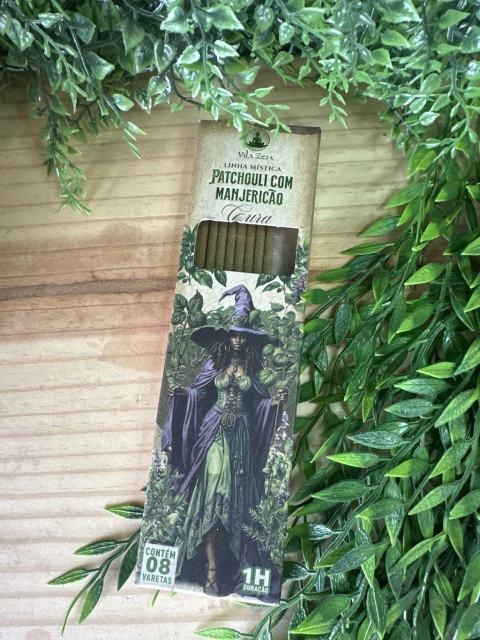Incenso Natural Vila Zen Bruxa Patchouli Com Manjericão