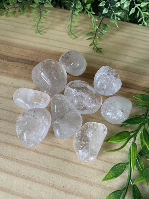 Cristal Ou Quartzo Transparente Pedra Rolada - Unidade