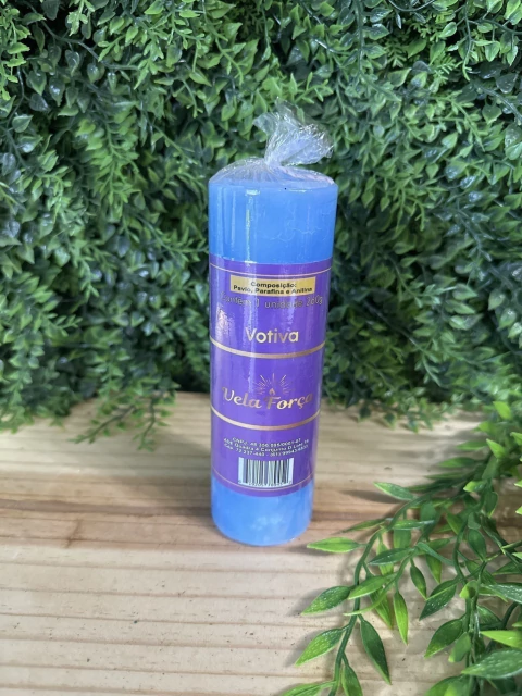 Vela 7 Dias Azul Claro