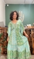 Vestido Indiano Manga - Verde na internet
