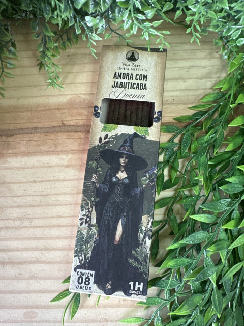 Incenso Natural Vila Zen Bruxa Amora Com Jabuticaba