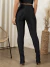 calça pregas em alto relevo com ziper skinny - loja online