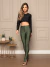 calça pregas em alto relevo com ziper skinny - loja online