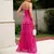 vestido madrinha rosa pink