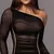 vestido midi preto