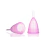Copa Menstrual Violeta y Rosa Talle S - Sex Shop Tentaciones