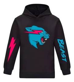 Mr Beast Mangas Rayo - Buzo Canguro Unisex - Youtuber Viral
