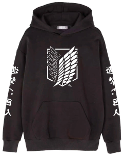 Attack On Titan Buzo Canguro Unisex Anime Harajuku
