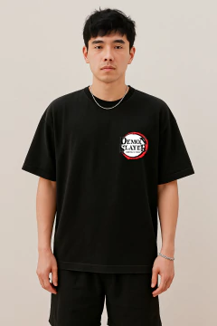 Demon Slayer - Remera Unisex Oversize - Infinty Castle Anime - comprar online