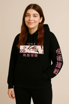 Jujutsu Kaisen - Buzo Canguro Unisex - Sukuna Ryomen Anime