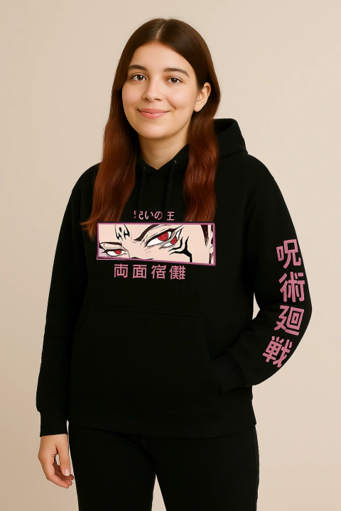 Jujutsu Kaisen - Buzo Canguro Unisex - Sukuna Ryomen Anime