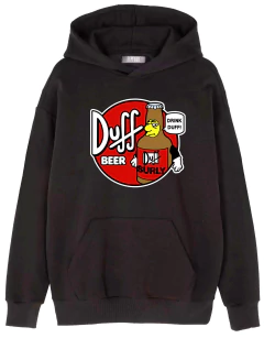 DUFF BEER SURLY BUZOS CANGURO UNISEX LOS SIMPSONS HOMERO HIP HOP