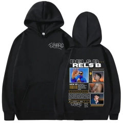 Rels B Flakk Smile - Buzo canguro unisex - hip hop rap trap