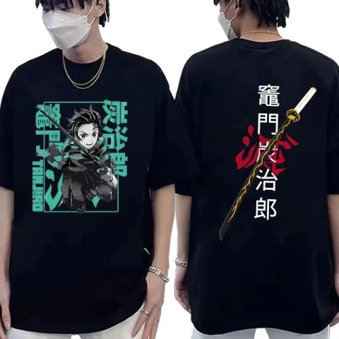 Kamado Tanjirou - Remera oversize unisex - Demon Slayer