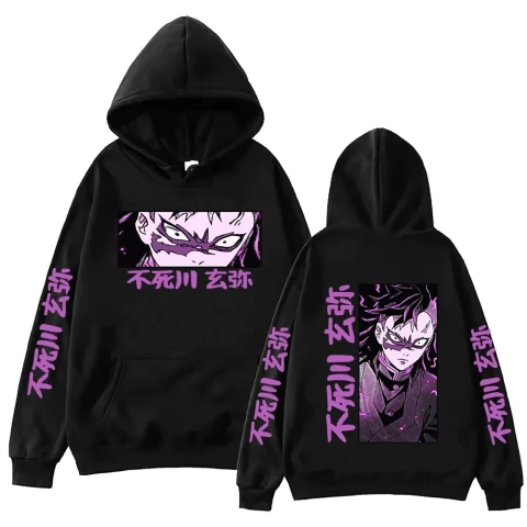 Shinazugawa Genya - Buzo Canguro Unisex - Demon Slayer Anime