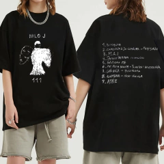 Milo J - Remera Oversize Unisex - 111 Rap Trap Hip Hop