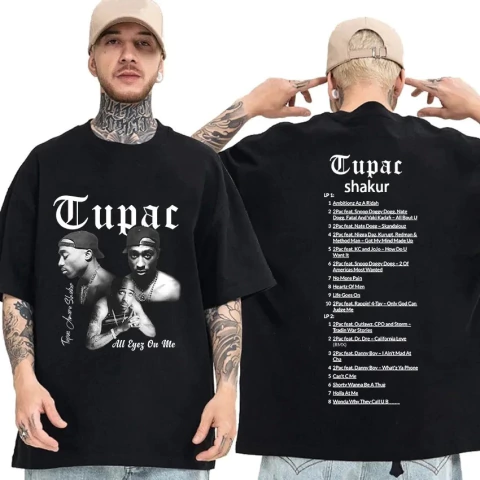 Tupac 2pac - Remera Oversize Unisex - Hip Hop Rap