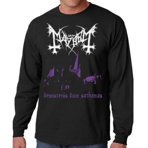 MAYHEM - The Mystery Dom Sathanas - Camiseta Manga Longa - comprar online