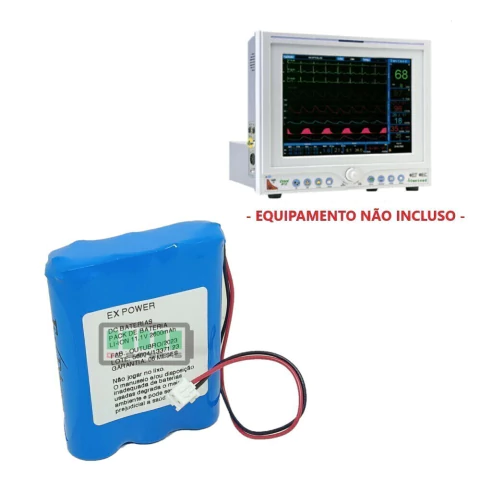 PACK DE BATERIA 11,1V 2600MAH LI-ION EX POWER / APL. MONITOR OMNIMED 610, 612