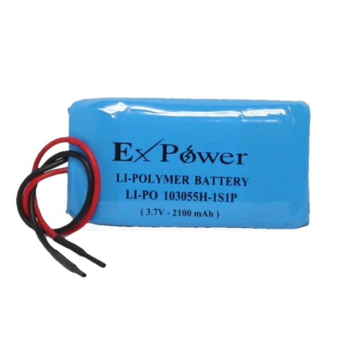 BATERIA 3,7V 2100mAh LI-PO EX POWER SEM CONECTOR / 1 BATERIA