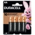 AA 1,5V ALCALINA DURACELL / 4 PILHAS