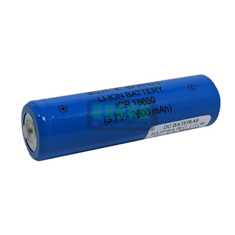 ICR18650 3,7V 2600MAH 1C LI-ION REC. EX POWER COM PONTA