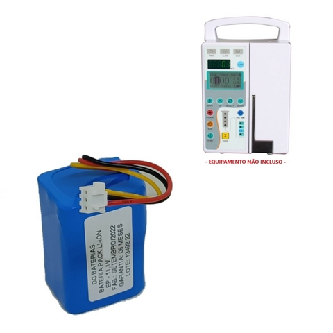PACK DE BATERIA 11,1V 1700MAH LI-ION / APL. BOMBA INFUSAO BYS820