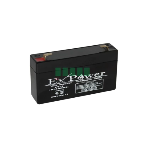 BATERIA SELADA VRLA EP 6V 1.3AH EX POWER