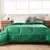 ACOLCHADO ORO LISO FULL VERDE BENETTON